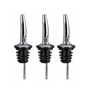 2018 Hot Sale 1Pcs Stainless Steel Liquor Spirit Pourer Flow Wine Bottle Pour Spout Stopper Barware Olive Oil Dispenser