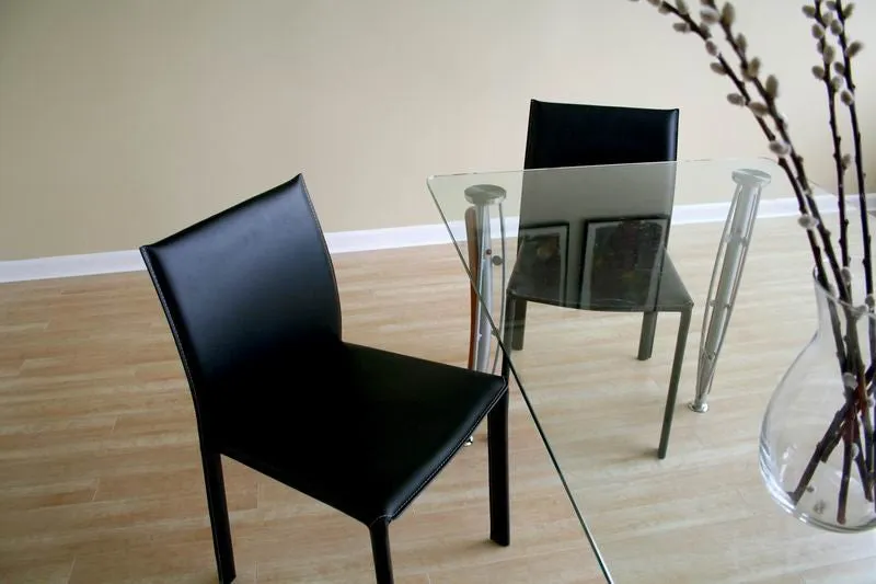 Baxton Studio Burridge Leather Dining Chair