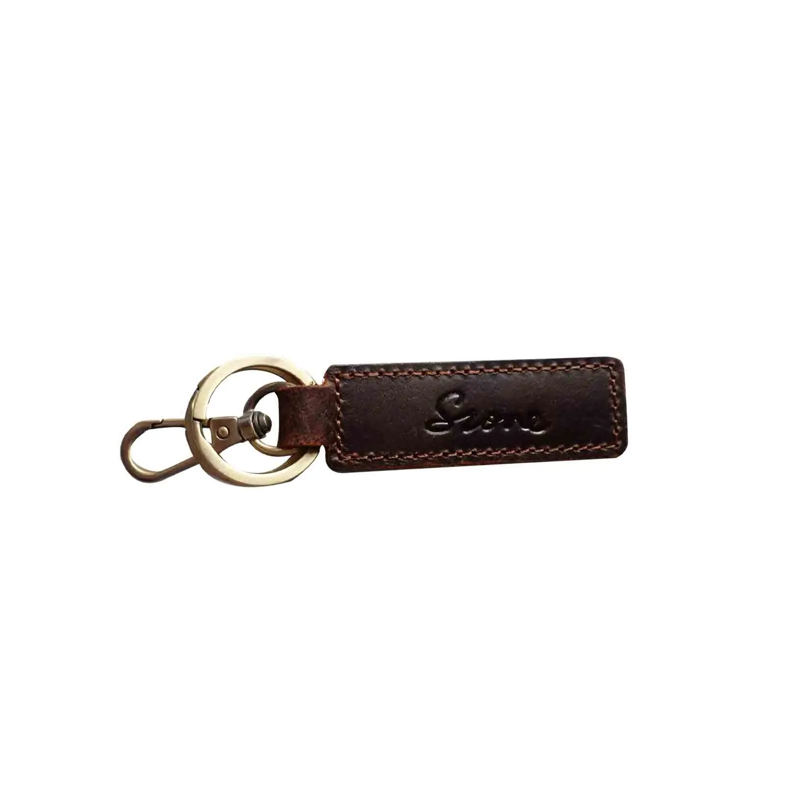 Crazy Horse Leather Key Ring