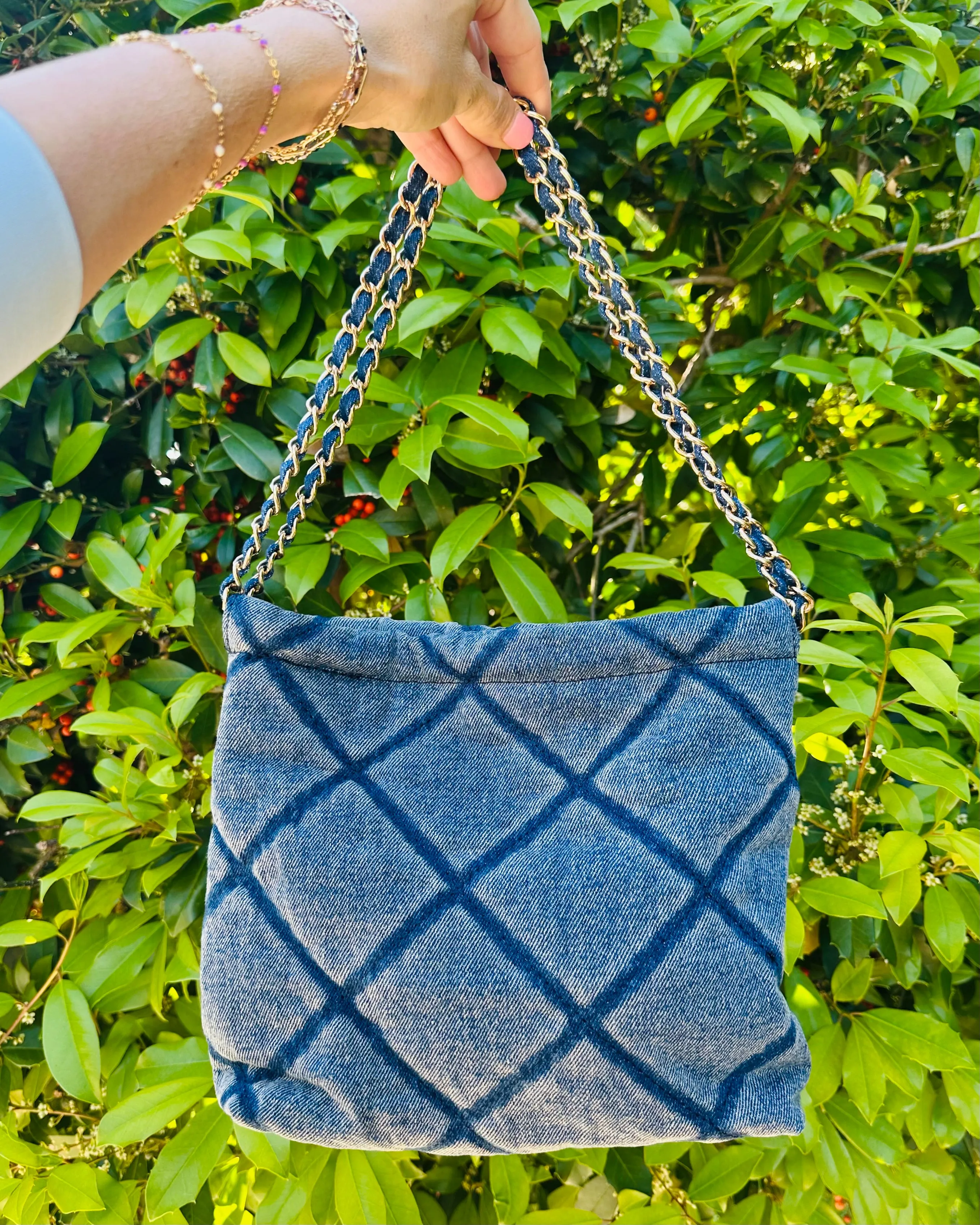 Denim Shoulder Bag