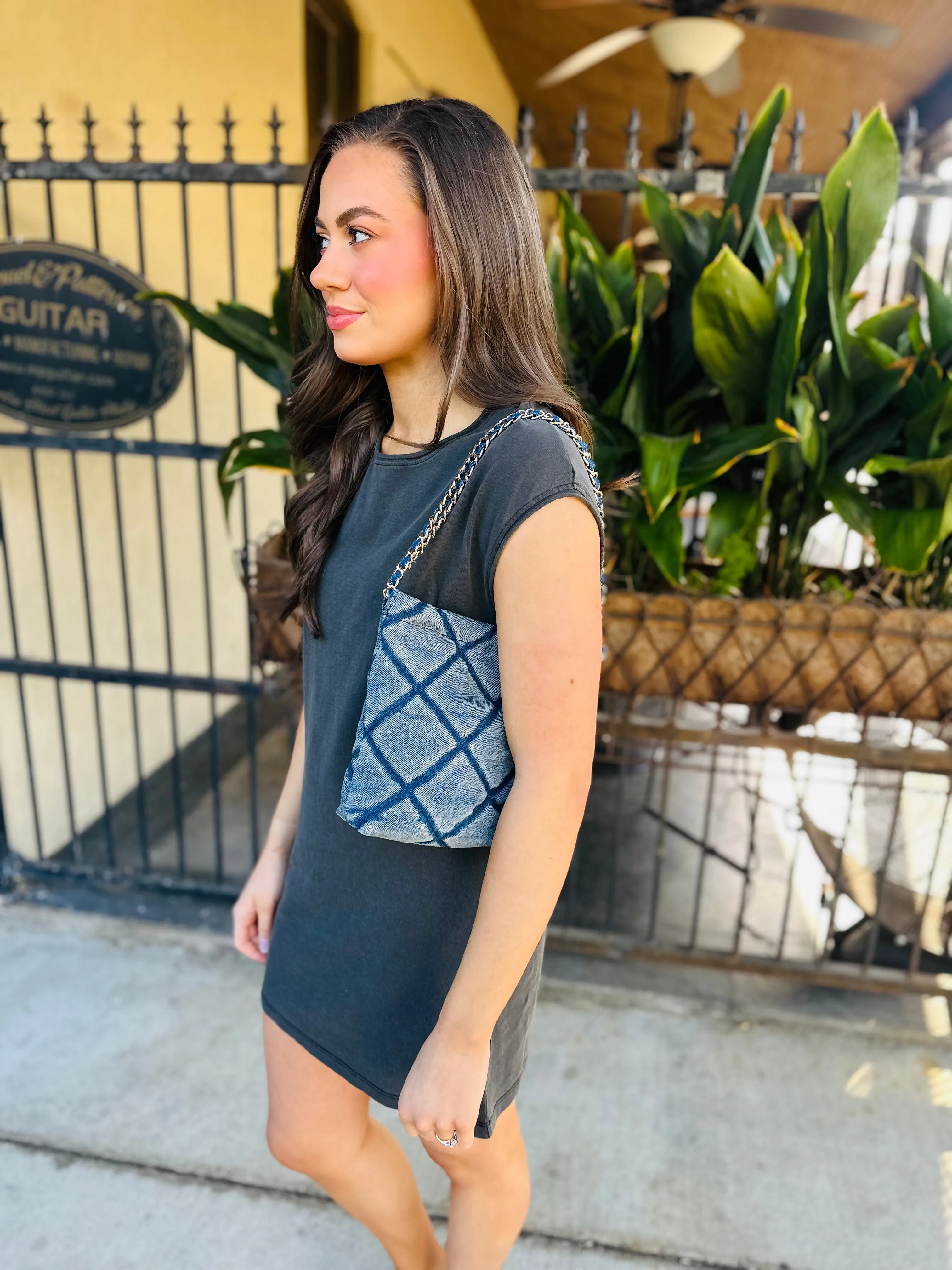 Denim Shoulder Bag