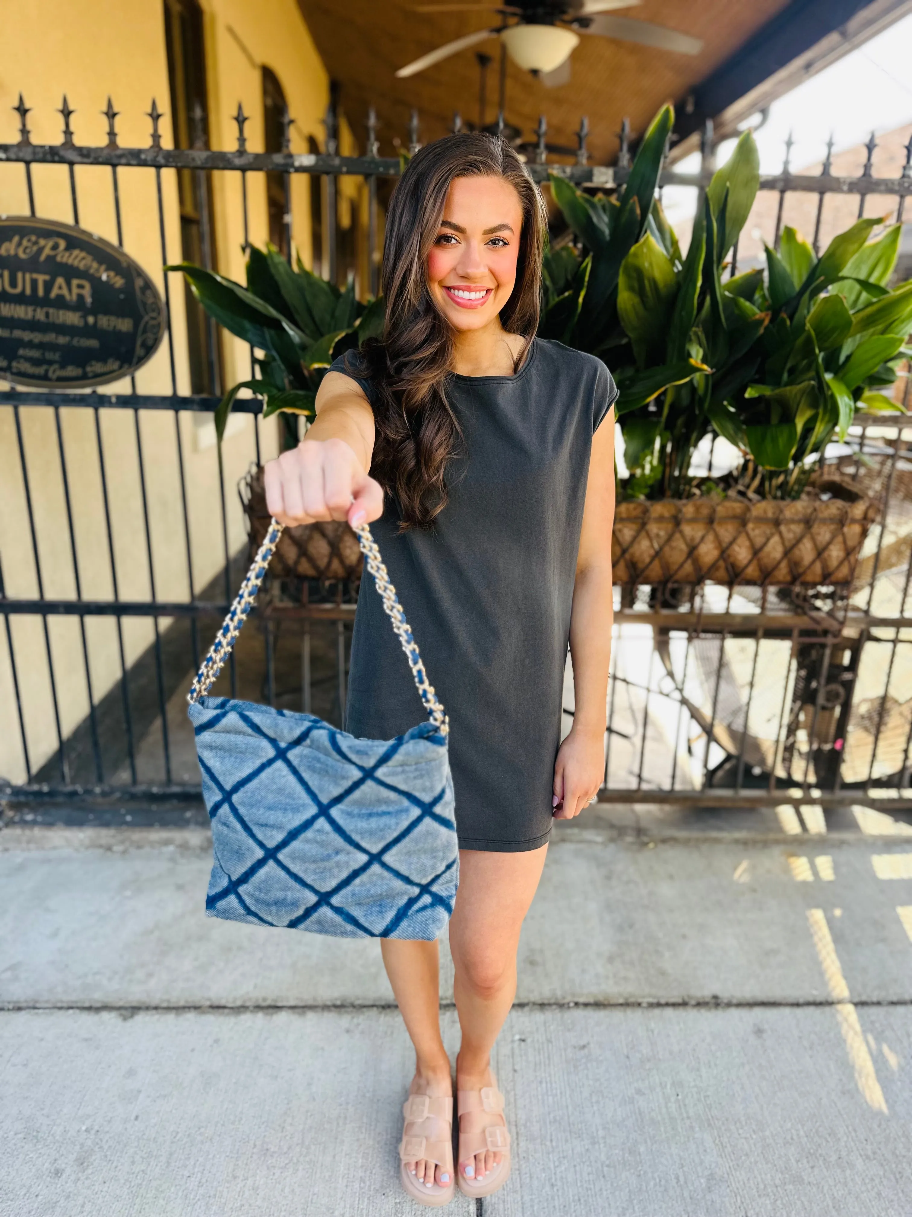 Denim Shoulder Bag
