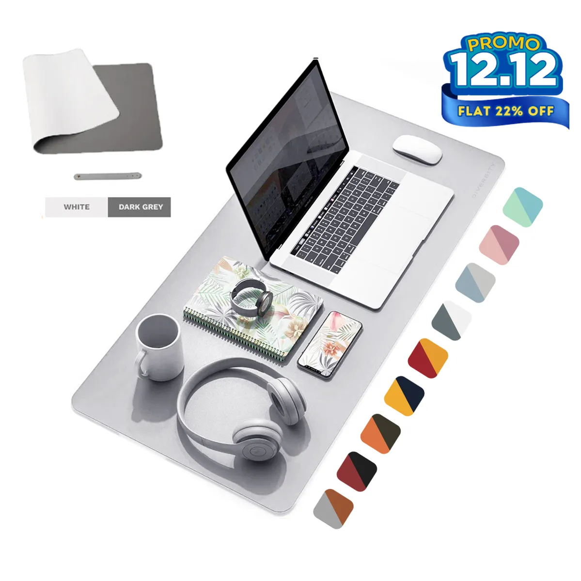 Double Sided Leather Desk Mat