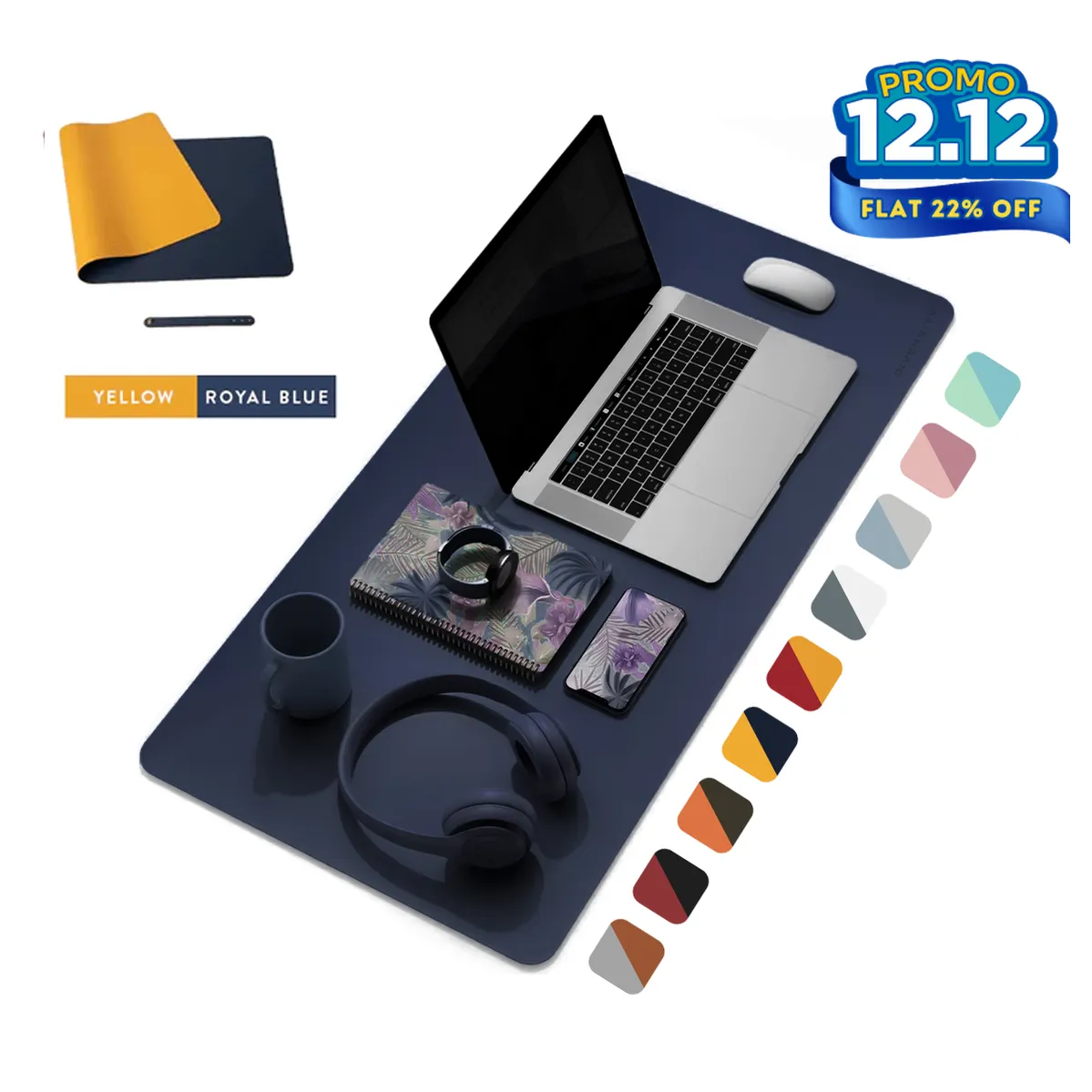 Double Sided Leather Desk Mat