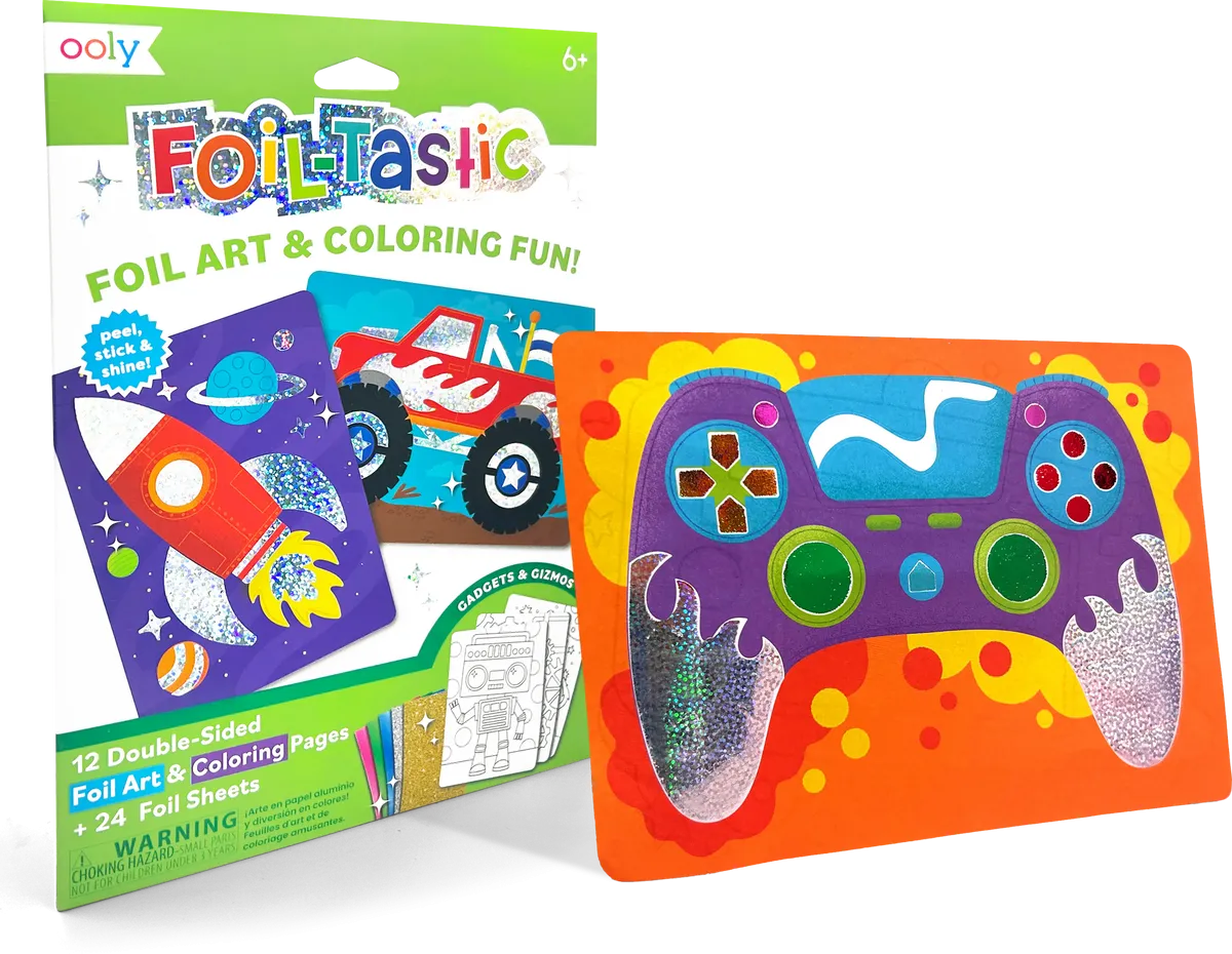 Foil-tastic Foil Art & Coloring Set - Gadgets & Gizmos