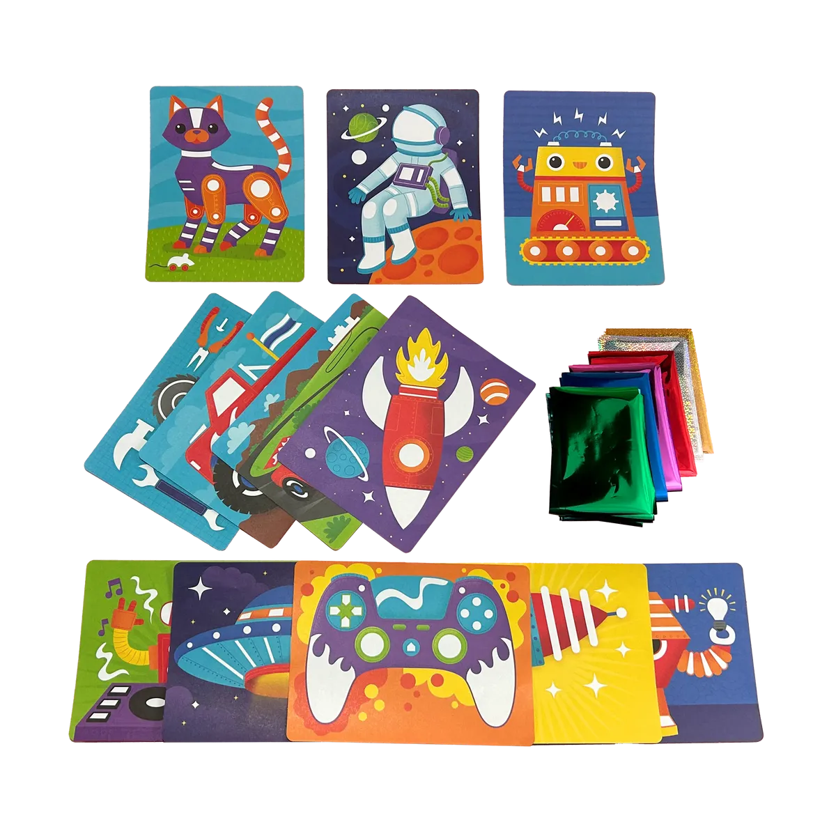 Foil-tastic Foil Art & Coloring Set - Gadgets & Gizmos