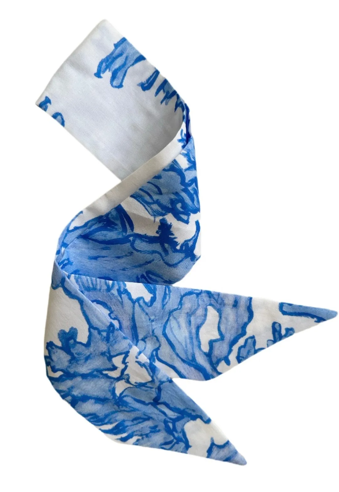 Hat Band 3"x 40" in Blue Coral