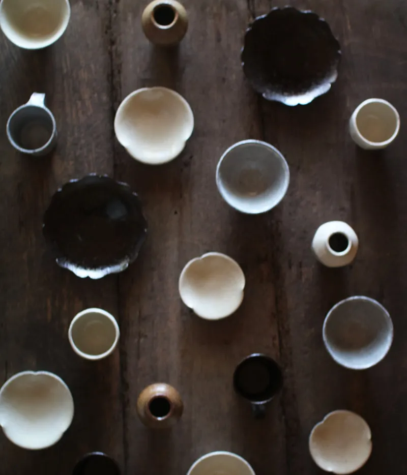 Kohiki White Pottery Bowl