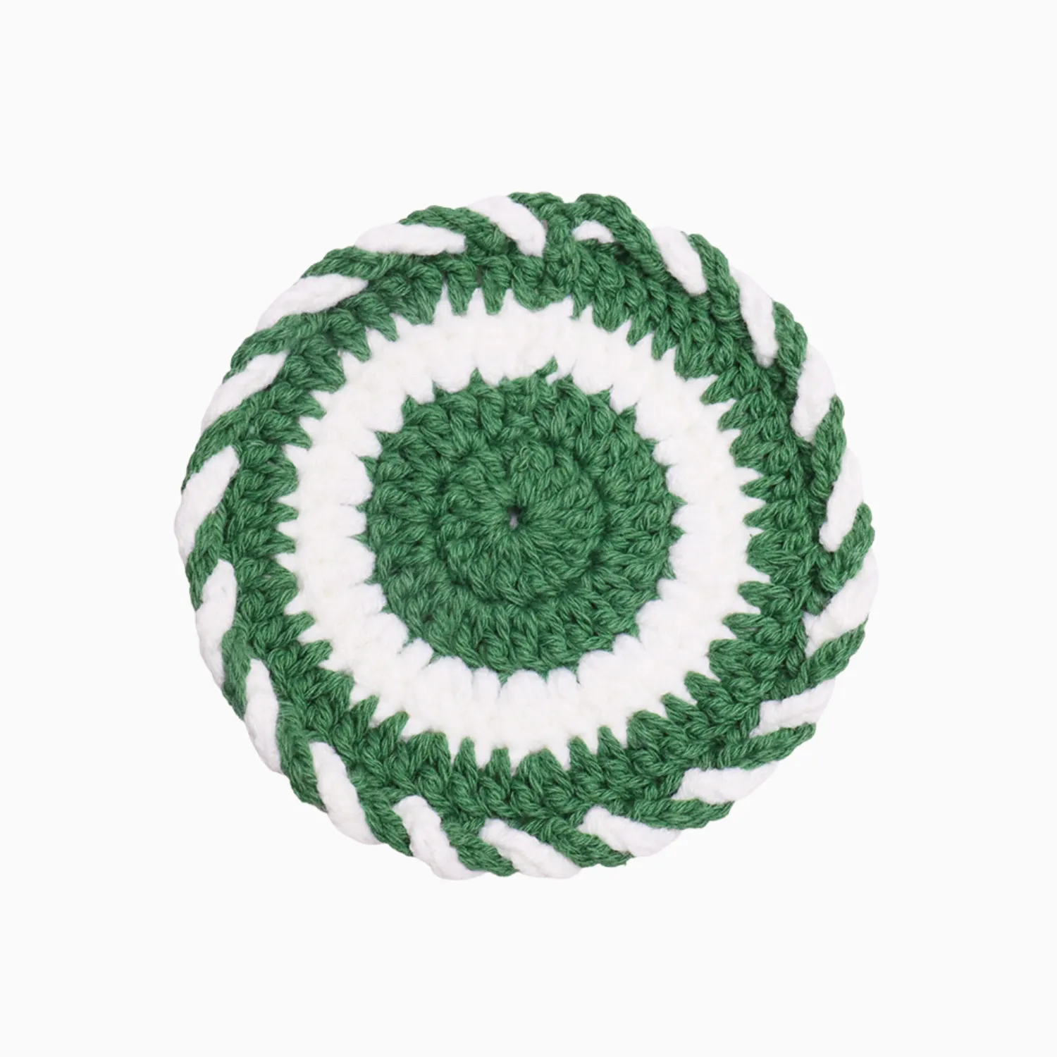 Lollipop Round Crochet Coaster