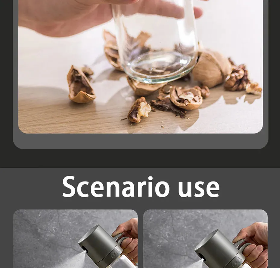 Oil Spray Bottle  with High Borosilicate Glass