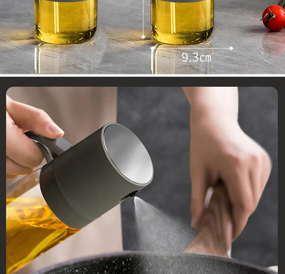 Oil Spray Bottle  with High Borosilicate Glass