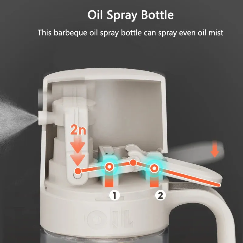 Oil Spray Bottle  with High Borosilicate Glass