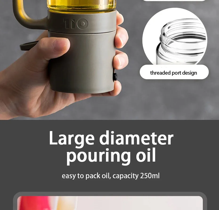Oil Spray Bottle  with High Borosilicate Glass