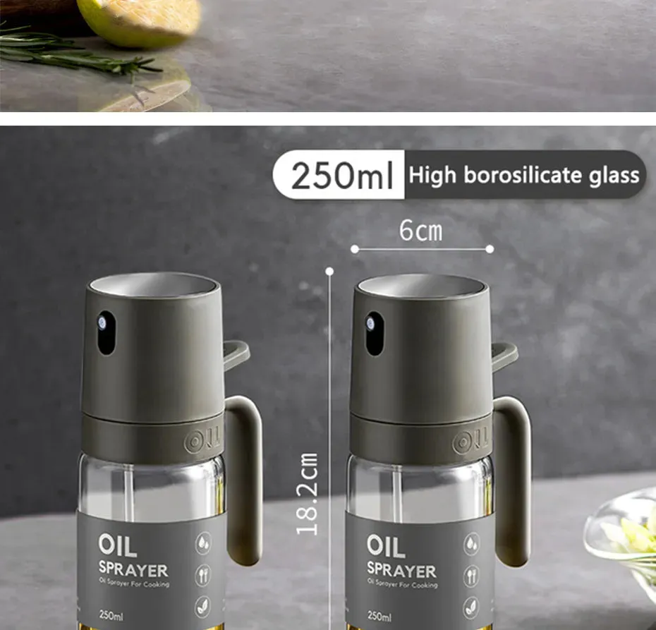 Oil Spray Bottle  with High Borosilicate Glass