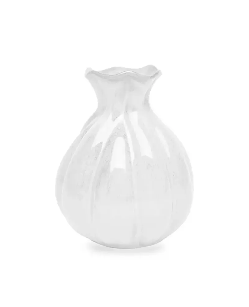 Opjet Paris Pottery White Vase