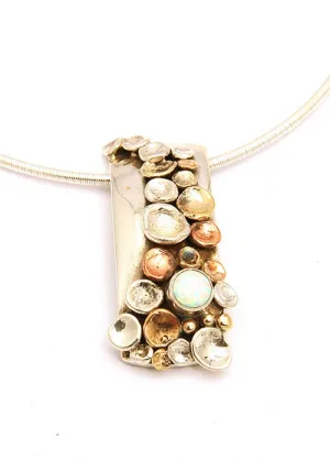 Pebbles on the beach series necklace with 6 mm stone