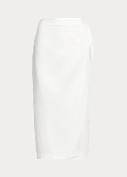 Polo Ralph Lauren Linen Wrap Skirt