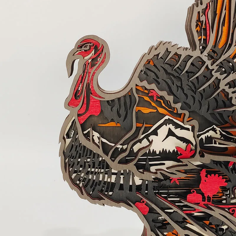 Turkey Carving Handcraft Gift