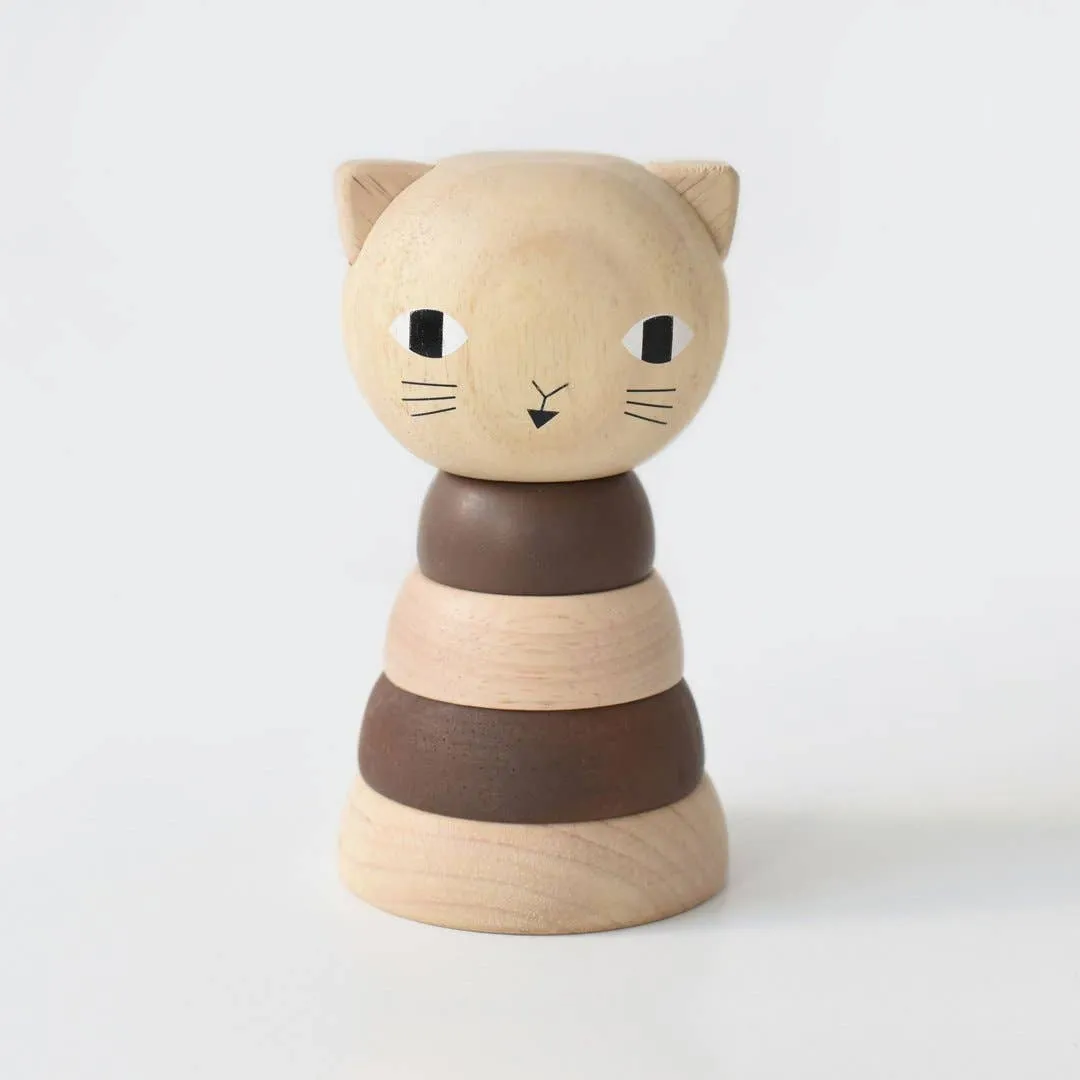 Wood Stacker- Cat